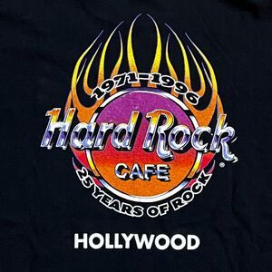 Vintage 1996 Hard Rock Cafe Hollywood Single Stitch T-Shirt Made in USA - Large